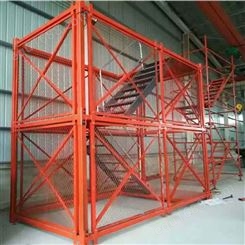 聚力 安全梯笼  安全基坑墩柱梯笼 高墩施工安全爬梯防护网 工地梯笼 加工定制
