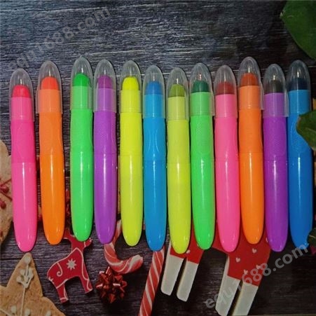 德皇文具厂家直供新款12色无害儿童安全蜡笔