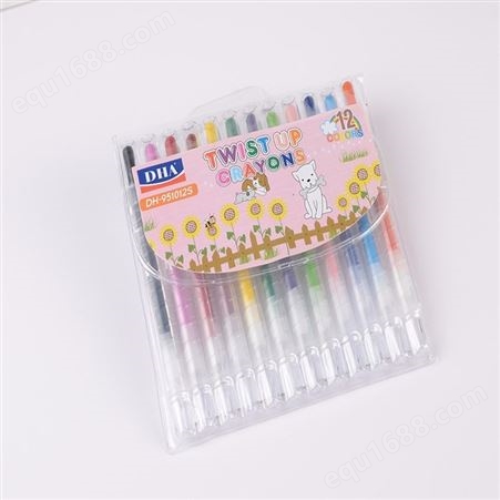 厂家直供炫彩12彩色蜡笔多色油画笔