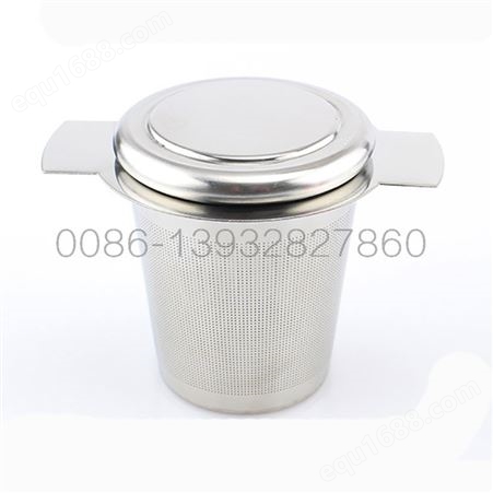 不锈钢茶漏 304金色银色不锈钢茶叶过滤器 包装 logo可定制