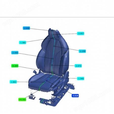 昆山周市镇形展科技手持式三维激光扫描仪在汽车座椅测试中的应用三维有限元分析应用
