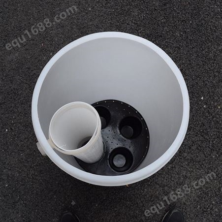 泉州300L水处理盐箱 60L100L 软化水设备溶盐箱 圆柱形桶树脂再生器图