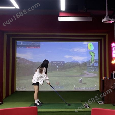室内模拟高尔夫设备 史可威数字互动游戏馆设施