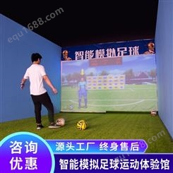 室内模拟足球设备 史可威智能互动体育馆设施