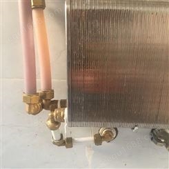 304不锈钢换热器钎焊板式过水热家用卫生间热水交换器暖气片 华美洛帝