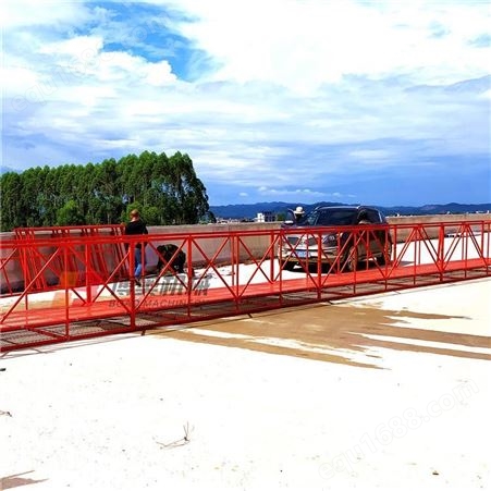 博奥简易型桥检车 可模块组装式吊篮 双卷扬机提升 载重大