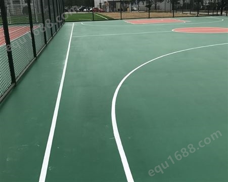 环保4mm硅Pu球场弹性硅Pu塑胶篮球场地面