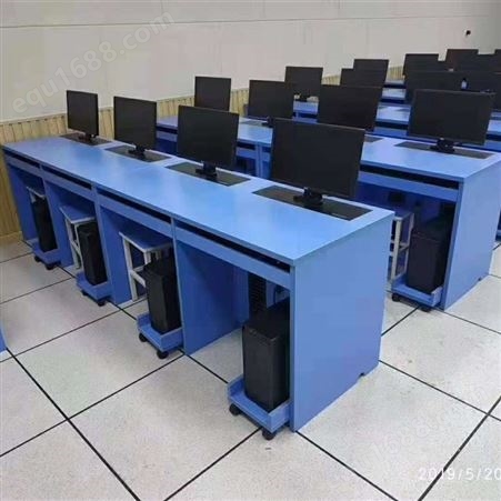 河北长方形教室组合电脑桌 厂家现货供应 智学校园可定制