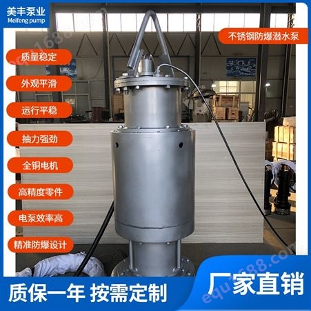 不锈钢防爆潜水排污泵    IICQQW系列  防爆潜水泵45KW