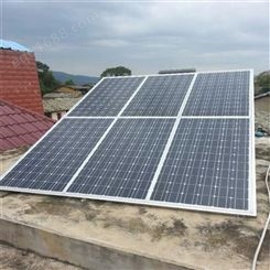 2kW太阳能离网发电系统  养殖场果园基站海岛光伏发电 每天7度