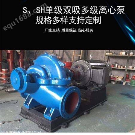 1200S39B供暖循环泵供应 高泰泵排涝双吸泵