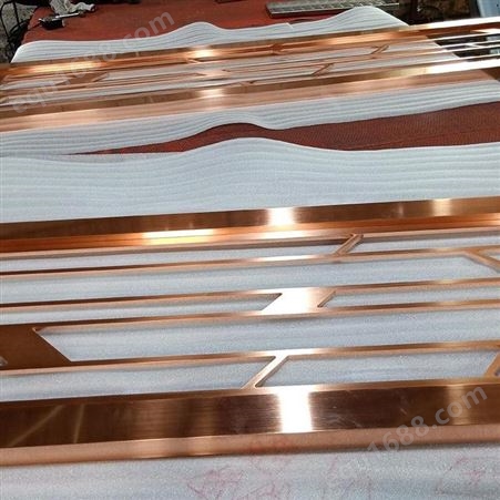 鼎富金属DF233厂家定制简约现代金属玄关 餐厅屏风隔断 客厅装饰不锈钢屏风