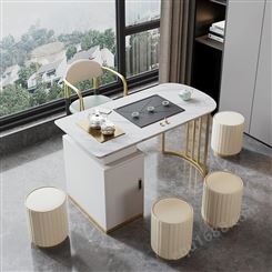 鼎富DF-M3006岩板茶桌椅组合 多功能一体功夫茶几桌