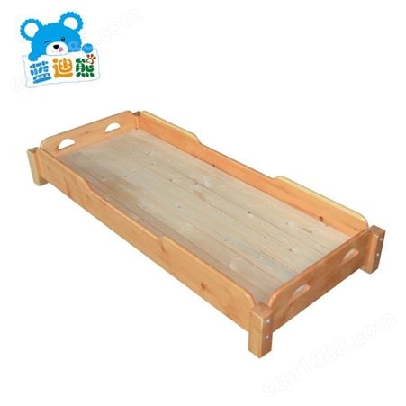 LDX-C047855进口俄罗斯樟子松幼儿叠叠床 儿童实木床 幼儿园木质床 儿童床