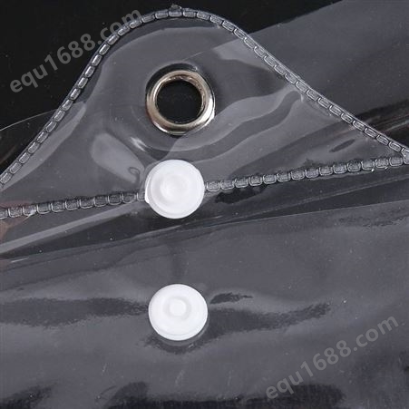 cnyidoPVC透明铁环PVC纽扣工具挂孔袋 铁环挂孔PVC袋