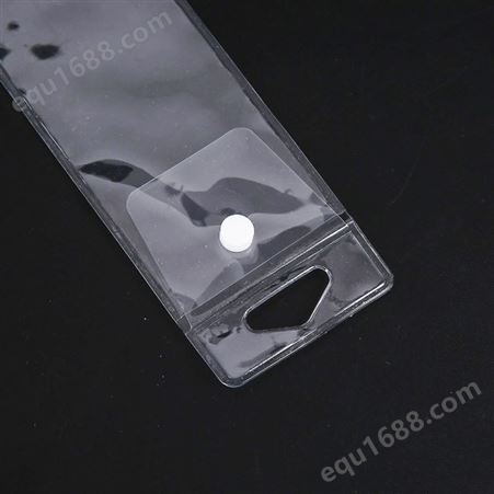 透明PVC美妆工具纽扣挂孔包装 化妆眉笔现货包装袋 一件代发