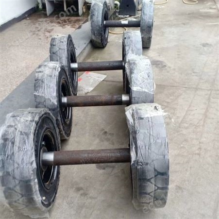 奇宇拖车专用实心轮胎 5.00-8 6.00-9橡胶轮 叉车轮胎 四轮平板车耐用车轮