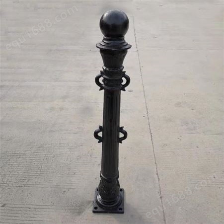 普罗盾 道路锁链立柱 铸铁隔离罗马柱 马路阻车隔离柱 小区止车柱