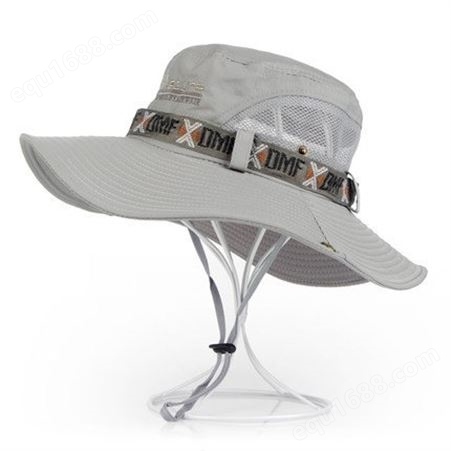 红素渔夫帽夏季遮脸防晒帽太阳帽免费设计LOGO