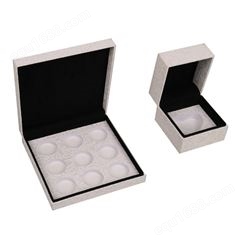 珠宝盒批发定制 珠宝礼盒饰品盒 浅色珠宝胶盒