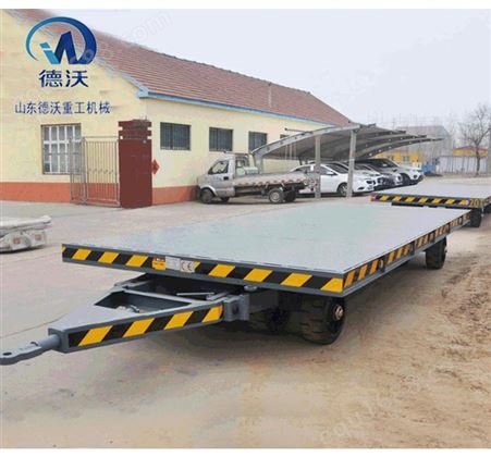 5吨平板拖车 小型平板运输平板车  山东德沃 支持定制