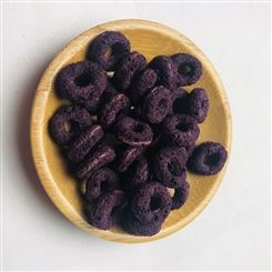 好口感紫薯谷物圈 五谷香 烘培紫薯圈 長期供貨