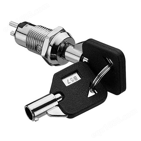 电源锁 12mm外径电源锁 钥匙可单抽或双抽 NS106 NS106M