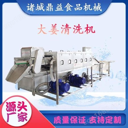 鼎益食品机械 生产海蛎子清洗机 大姜清洗设备 大型蔬菜清洗机器