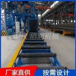 佰润 钢板钢结构抛丸机 山东青岛2.5钢板型材预处理线厂家供应