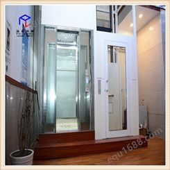 定制液压小型家用观光电梯 二三层小型别墅电梯家用小型电梯