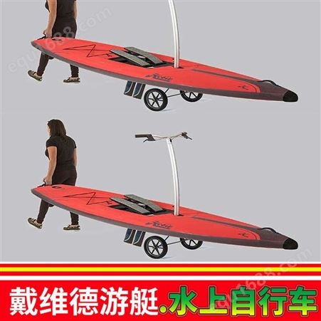 漂移艇价格 电动冲浪板水上滑板 脚踏式自行车