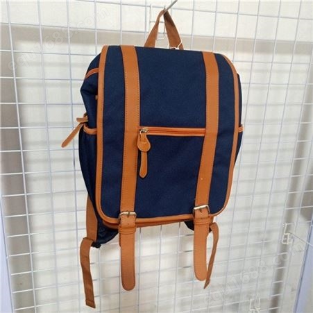 广东汕尾 时尚双肩包 学生书包定做 背包定制工厂LZ-0702