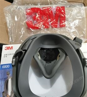 3M6800防毒面具防甲醛喷漆化工酸性气体工业粉尘全面罩面具