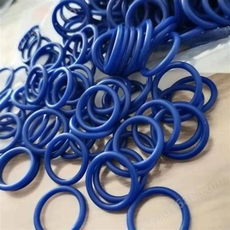 耐高压耐磨损 高强度硬度90度 蓝色进口原料聚氨酯O型密封圈 可定制非标尺寸