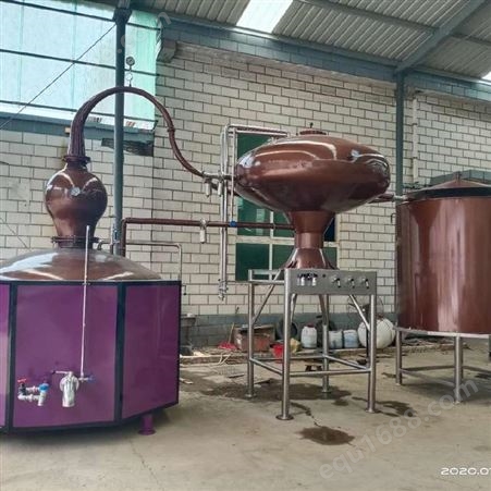 森科机械300升夏朗德壶式蒸馏设备小酒庄专用