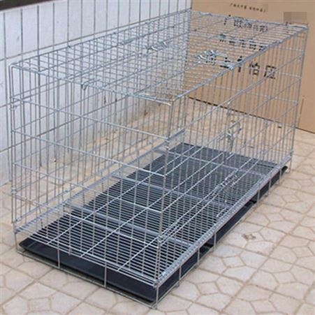广旺厂家狗笼子 加粗折叠铁丝笼子 宠物笼 猫笼狗狗宠物用品 兔笼