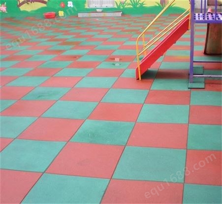 幼儿园橡胶地垫 操场室外地胶塑胶地板 塑胶跑道小区地胶板 户外地垫