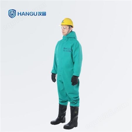 化学品防化服 半封闭PVC防化服 可搭配多种呼吸装置使用