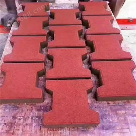 济宁嘉元工贸彩色透水砖大量现货供应欢迎来厂参观