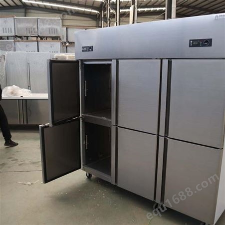 不锈钢冷藏冷冻四六门冷柜 厨房大容量四六门冷柜 商用保鲜四六门冷柜