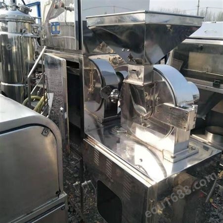 山东销售 二手机械粉碎机 大型双轴粉碎机 餐厨垃圾粉碎机