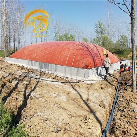润龙农村家用折叠软体沼气池 高强度抗撕裂红泥沼气池可定制