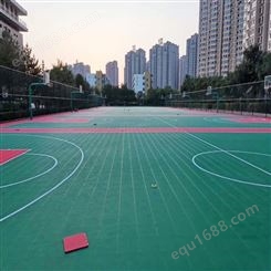 达创悬浮式拼装地板篮球场羽毛球场幼儿园乒乓球场地