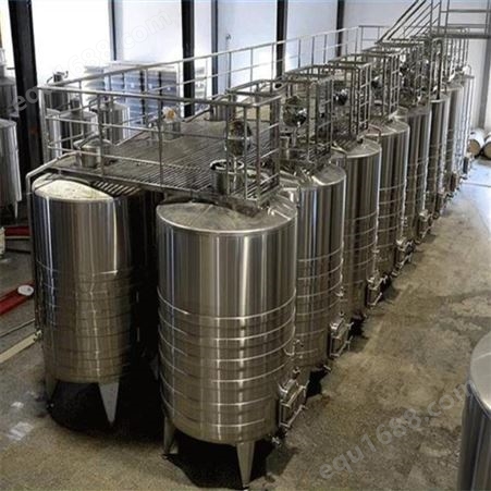 厂家供应鸿运达果酒发酵设备 外盘管发酵罐 米勒板 自动控温不锈钢发酵罐