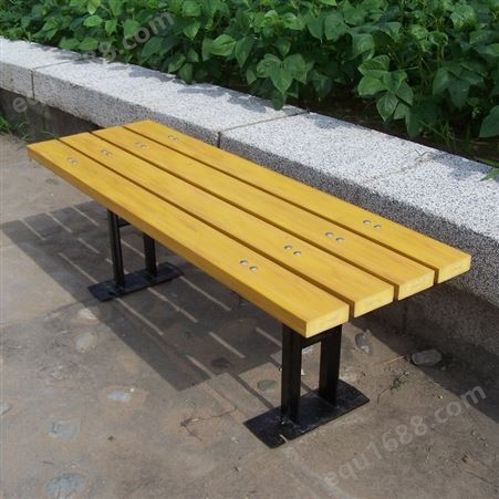 公园塑木座椅定做 座椅定做 北京户外塑木条座椅厂家 小区休闲座椅批发