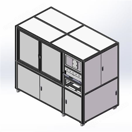 铝合金框架 铝型材展示柜框架料架 欧标4040型材架子定做