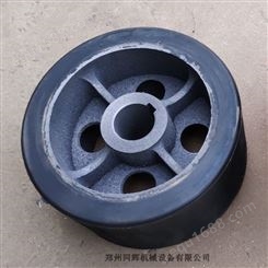 卧式搅拌机托轮 胶皮轮 摩擦传动胶轮 橡胶拖轮 滚筒支撑轮 承重滚轮配件