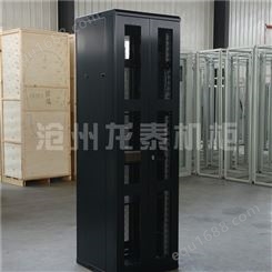 门网络机柜 黑色19英寸标准机柜 通信服务器机柜柜体厂家