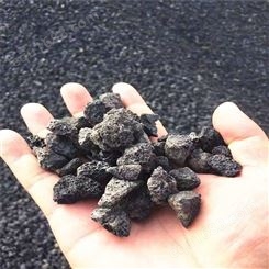 黑色火山石滤料 天然矿石滤材 滤料用火山石颗粒 红色火山石 盛运矿产