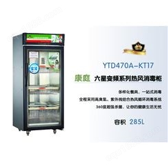 康庭YTD470A商用热风循环消毒柜 立式大型臭氧紫外线食堂消毒碗柜YTD470A-KT17